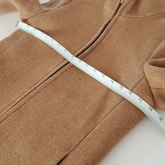 J. Crew Lodge Italian Wool Blend Heavy Coat In Camel Color